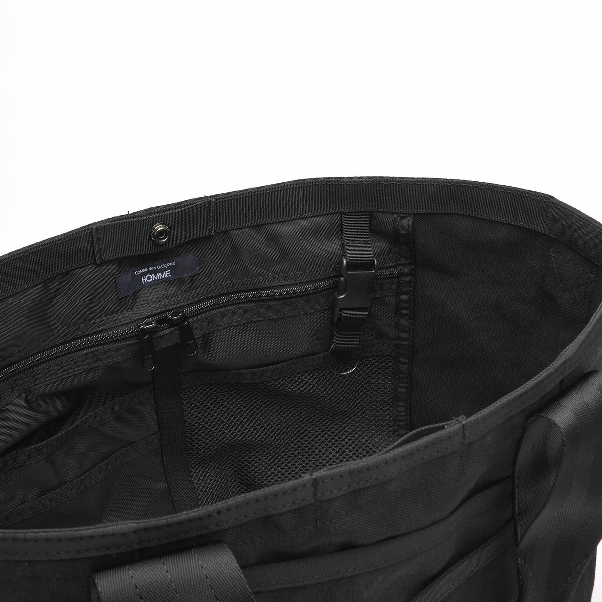 Comme des Garçons Homme Men's Canvas Bag in Black 