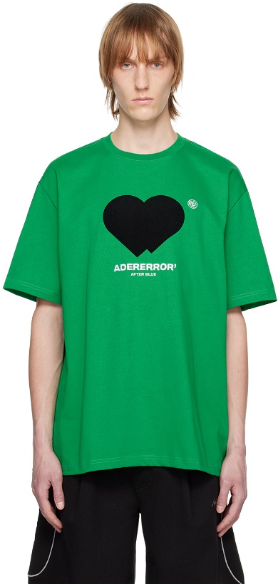 Photo: ADER error Green Printed T-Shirt