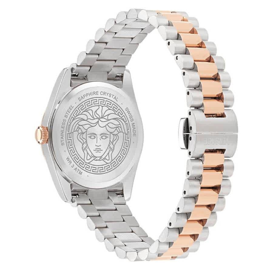 Versace Millenyium Quartz Silver Dial Ladies Watch VE0E00525