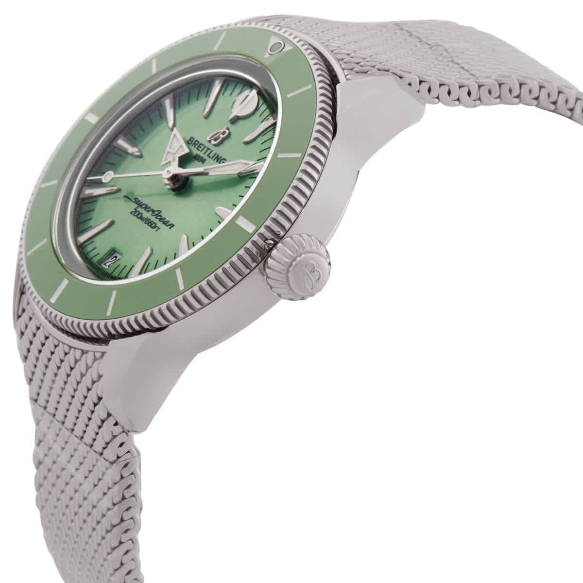 Breitling Superocean Heritage Automatic Green Dial Unisex Watch A10390361L1A1