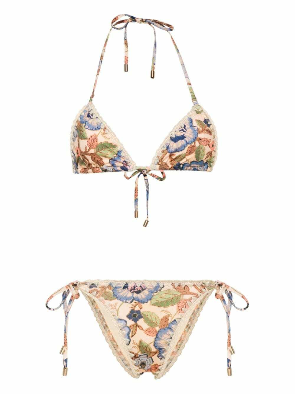 ZIMMERMANN - Floral Print Bikini Set Zimmermann