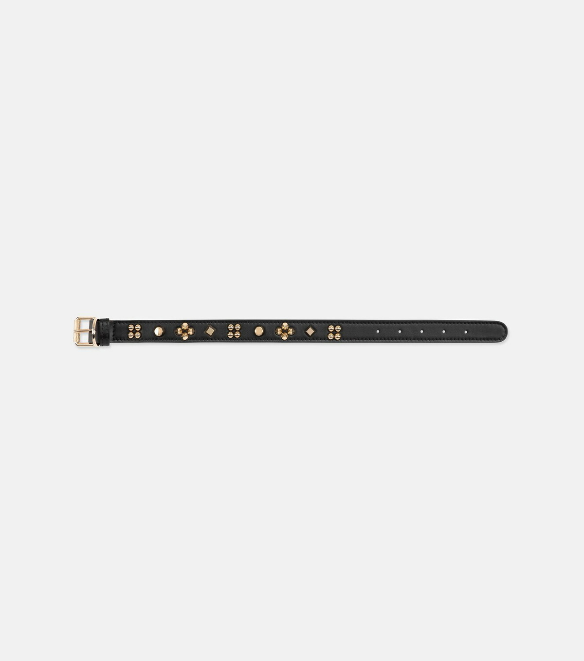 Christian Louboutin - Loubicollar S embellished leather dog collar