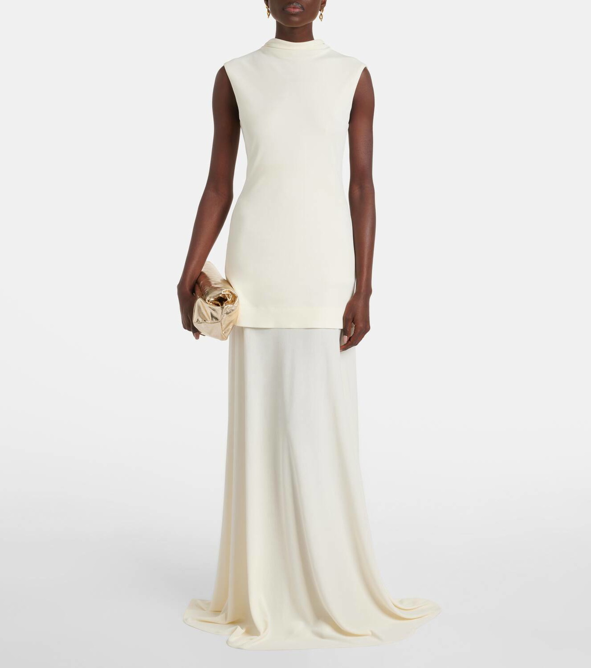 【関税&送料込】Jil Sander Long Dress With Ruffles 0400019634338_PRISMVIOLET?wid=