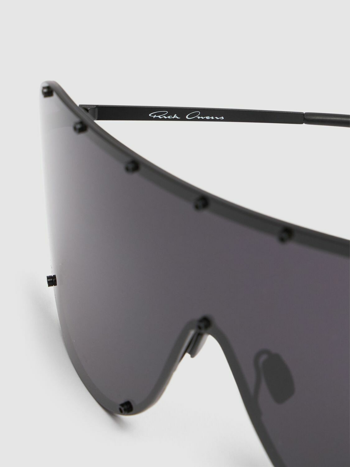 Rick Owens MASK BLACK-BLACK サングラス RICK OWENS Mask Shield Sunglasses Rick Owens