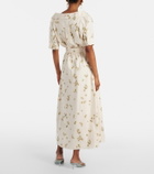 Altuzarra Lydia floral cotton-blend wrap dress