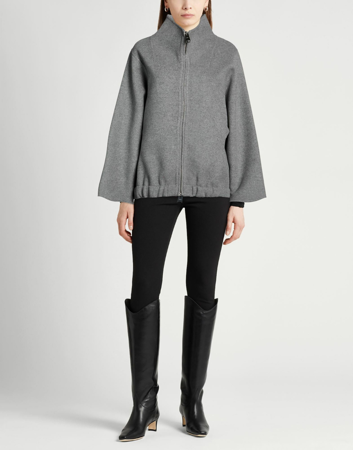 Khaite Womens Jacket in Grey