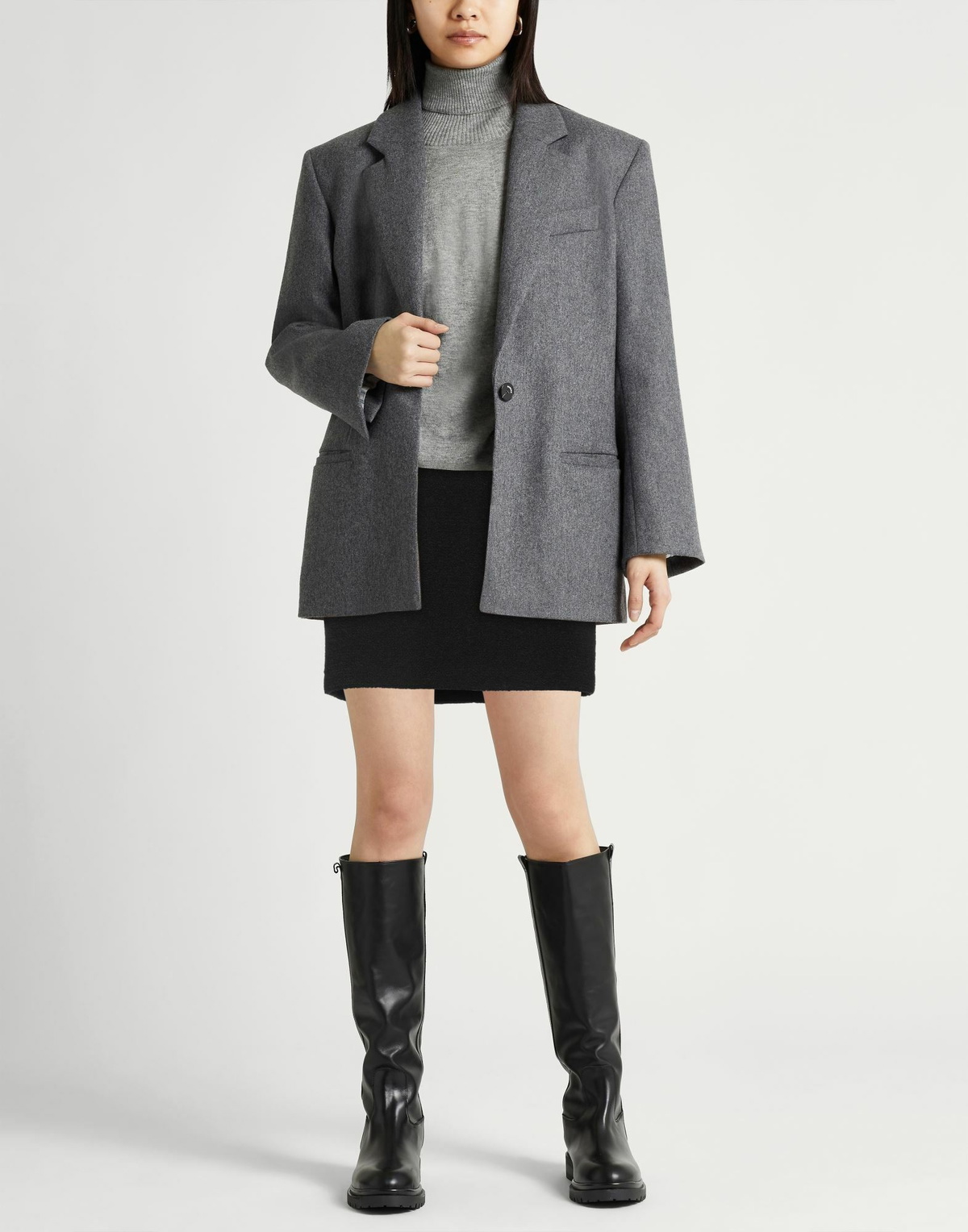 Tagliatore Womens Mini skirt in Black