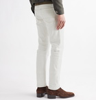 TOM FORD - Slim-Fit Selvedge Denim Jeans - White