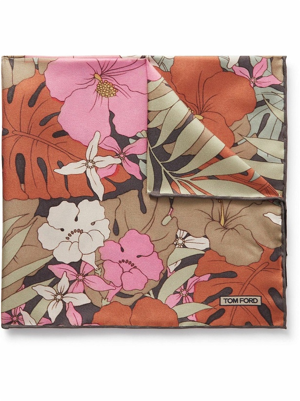 Photo: TOM FORD - Floral-Print Silk-Twill Pocket Square