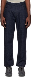 nanamica Navy Straight Jeans