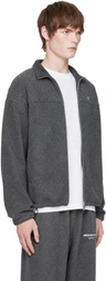 Alexander Wang Gray Reversible Funnel Track Jacket