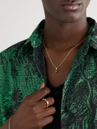 Viltier - Magnetic Gold Emerald Pendant Necklace