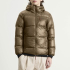NANGA Men's Mountain Lodge Down Hooded Jacket in Mocha