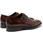 Berluti - Leather Monk-Strap Shoes - Men - Brown