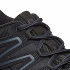 Salomon Men's X-Mission 4 Suede Sneakers in Black/Ebony