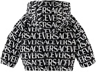 Versace Baby Black Allover Down Jacket