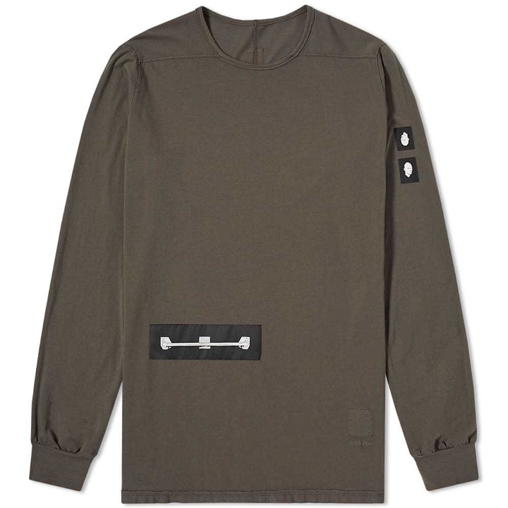 Photo: Rick Owens DRKSHDW Long Sleeve Level Patch Tee
