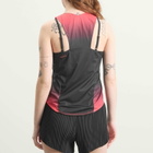 Nike Women's Arswft Tank Top in Black/Bright Crimson/Metallic Silver