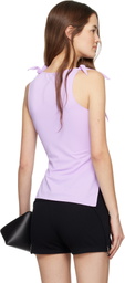 Coperni Purple Flower Top