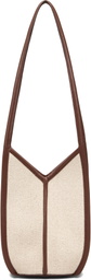 HEREU Off-White Calella Bucket Canvas Bag