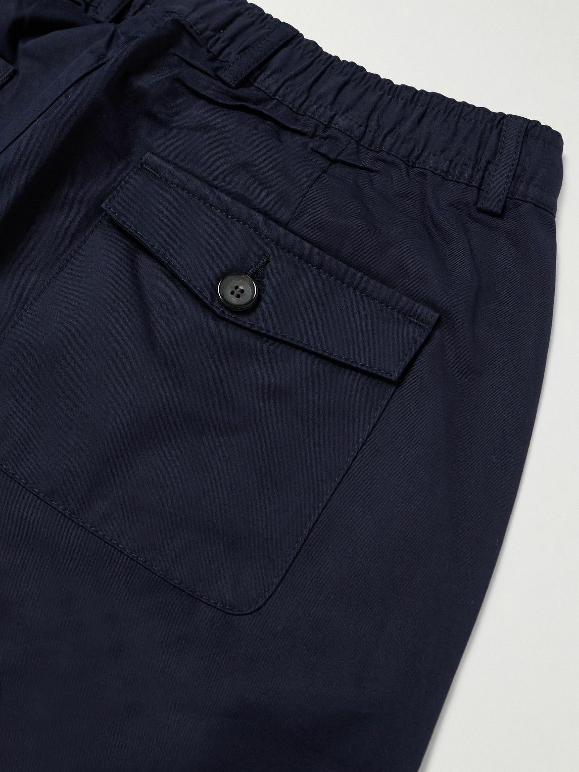 Oliver Spencer - Ashdown Straight-Leg Cotton-Twill Trousers - Blue