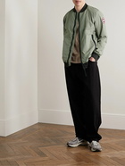 Canada Goose - Faber Grosgrain-Trimmed AcclimaLuxe Shell Bomber Jacket - Green