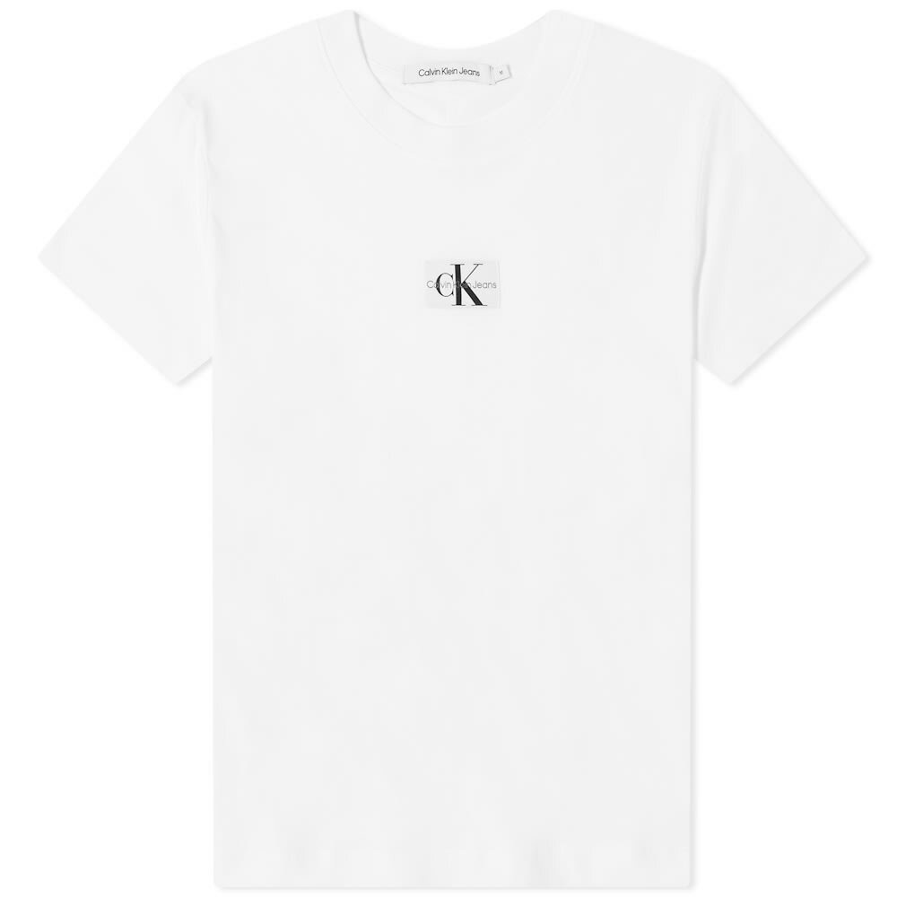Calvin Klein Women\'s Klein Calvin in Bright White Logo T-Shirt