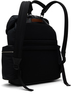 ZEGNA Black Technical Fabric & PELLETESSUTA Leather Backpack
