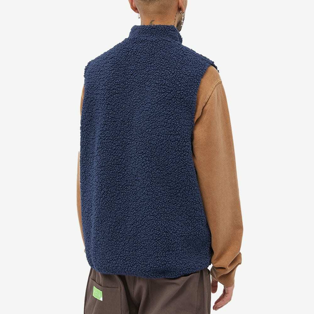 Reebok Men's Cord Sherpa Vest in Vector Navy