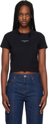 Maison Kitsuné Black 'Maison Kitsuné Paris' Baby T-shirt