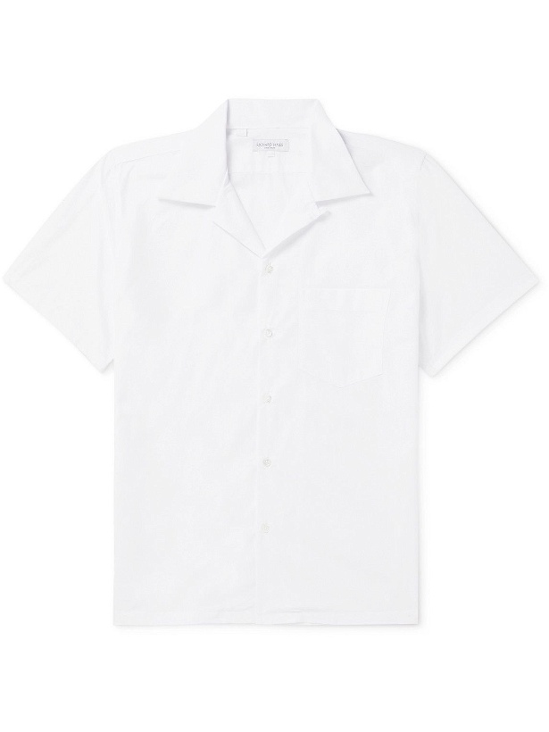 Photo: Richard James - Convertible-Collar Cotton-Twill Shirt - White