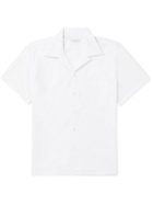 Richard James - Convertible-Collar Cotton-Twill Shirt - White