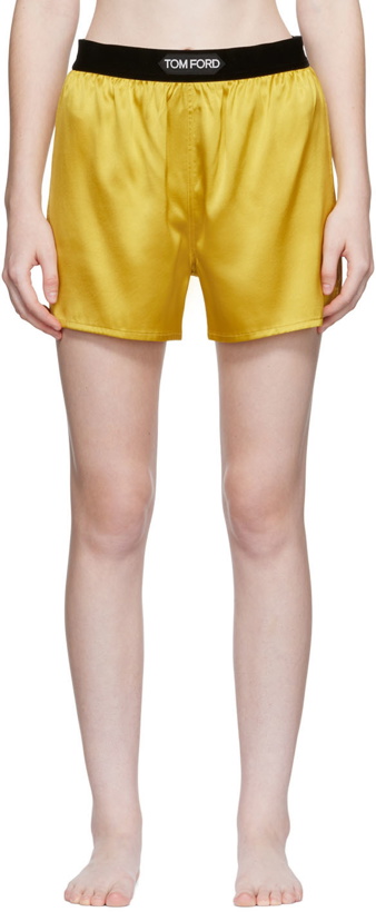 Photo: TOM FORD Yellow Boxer Shorts