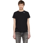 Saint Laurent Black Natural Heart T-Shirt