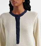 Eres Albatros knitted cotton-blend minidress