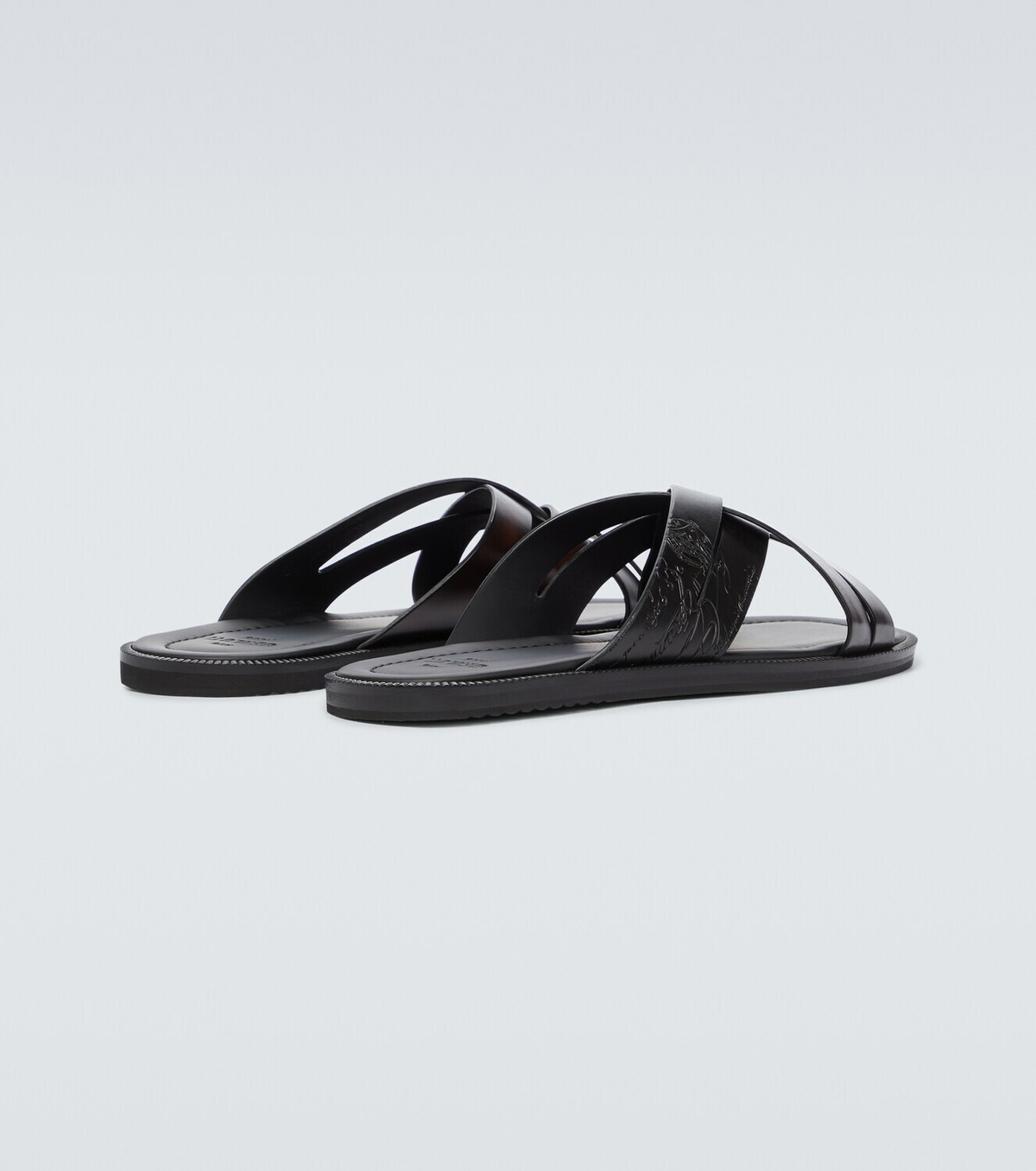 Berluti Sifnos Scritto leather sandals Berluti