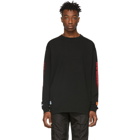 Heron Preston Black Racing Long Sleeve T-Shirt