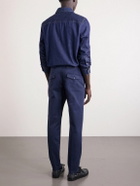 Eleventy - Slim-Fit Cotton-Blend Twill Chinos - Blue
