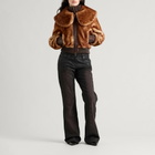 KNWLS Women's ELIZA SHEARLING in Rust