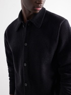 Auralee - Wool Cardigan - Black
