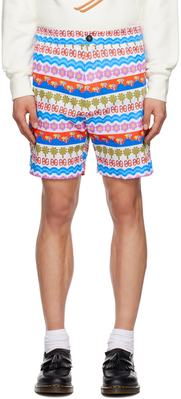 Photo: EGONlab Multicolor Printed Shorts