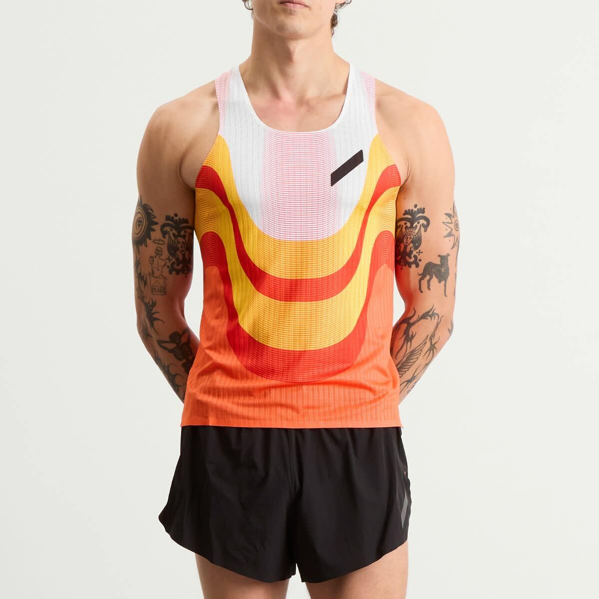 SOAR Men's Men's Race Vest in Orange/Red/White
