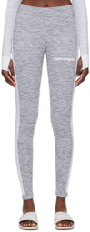 Palm Angels Gray Seamless Leggings