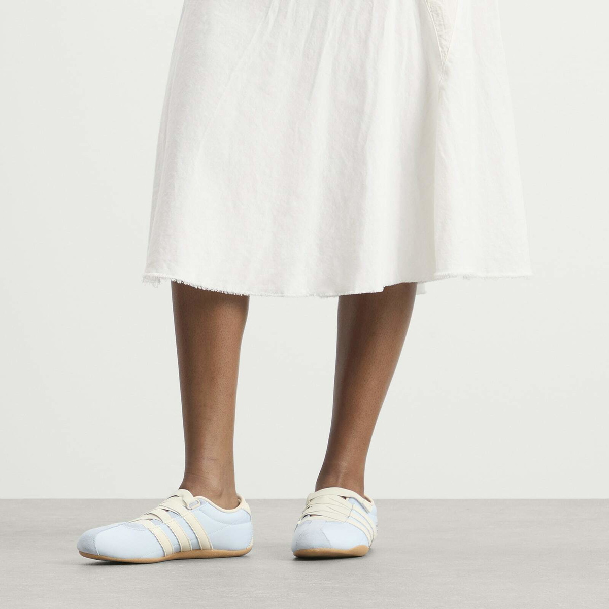 Adidas Women's Tokyo Mj W Sneaker in Crystal Sky/Cream White/Gold Met