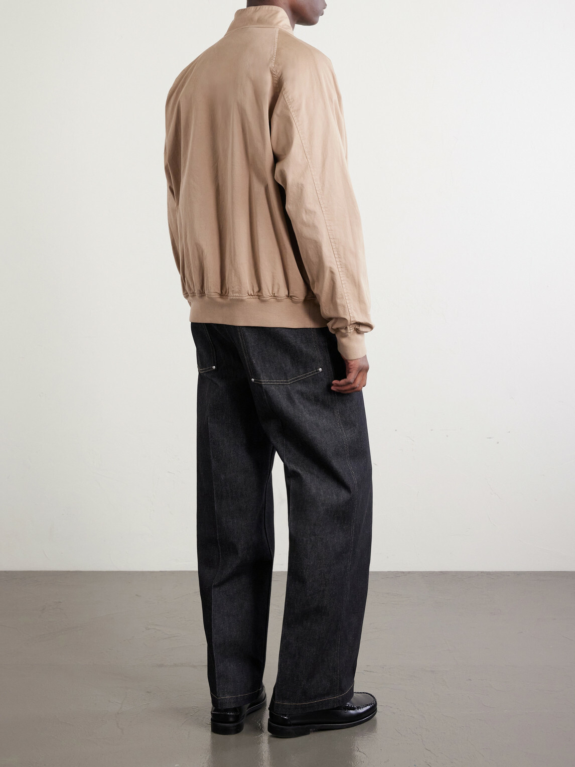 Massimo Alba - Cotton-Blend Twill Bomber Jacket - Brown