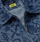 iggy - Printed Denim Jacket - Blue