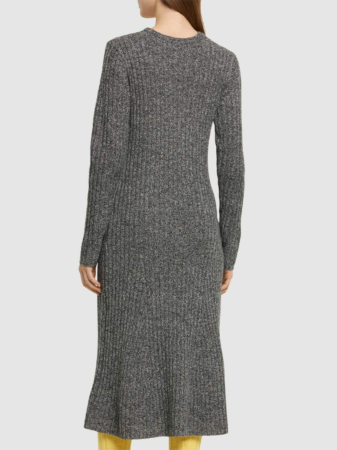 DESIGNERS REMIX Carmen Ribbed Wool Midi Dress