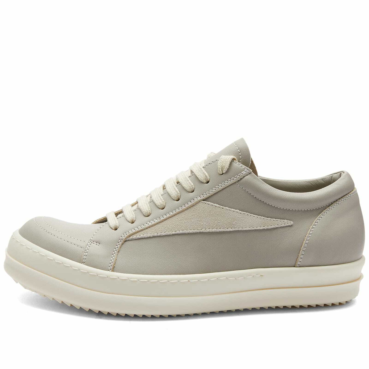 Rick Owens Men's Vintage Sneaks Sneakers in Pearl/Milk Rick Owens