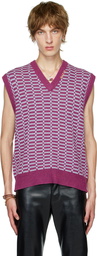 Marni Purple Wool Vest