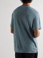 NN07 - Dylan Linen T-Shirt - Blue